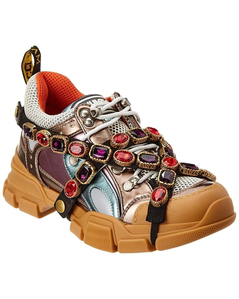 Gucci Flashtrek Leather & Mesh Sneaker 1
