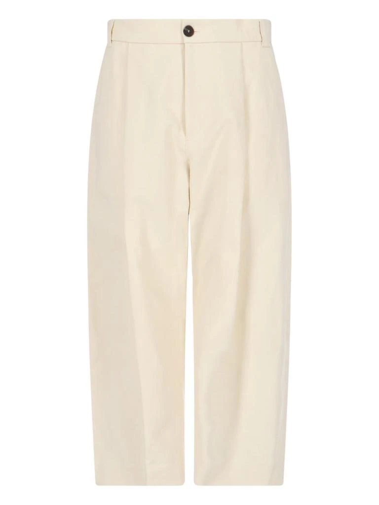 Studio Nicholson Studio Nicholson High-Waisted Wide-Leg Trousers 1