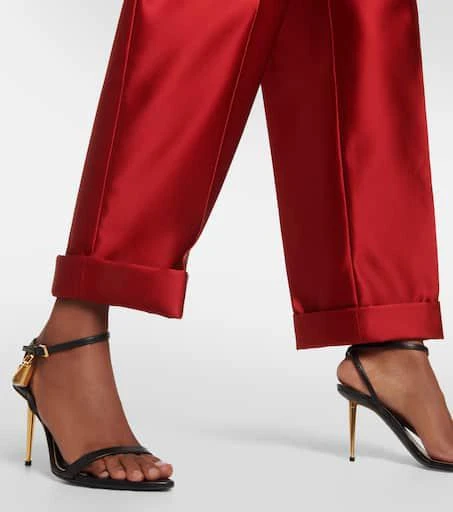 Tom Ford Silk duchesse tapered pants 5
