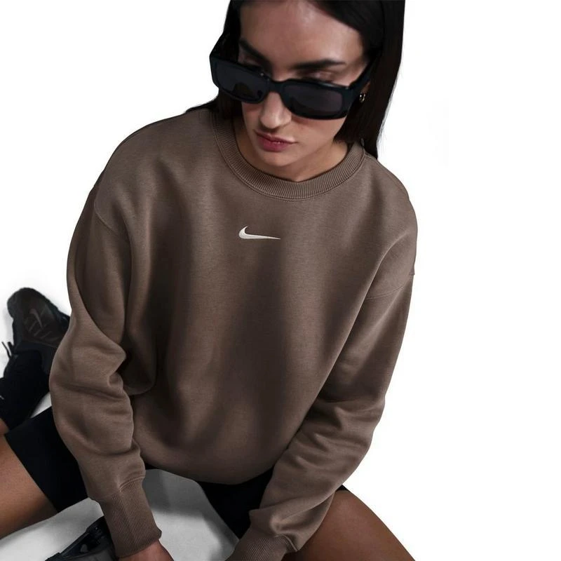 NIKE Women's Nike Sportswear Phoenix Fleece Oversized Crewneck Sweatshirt 4