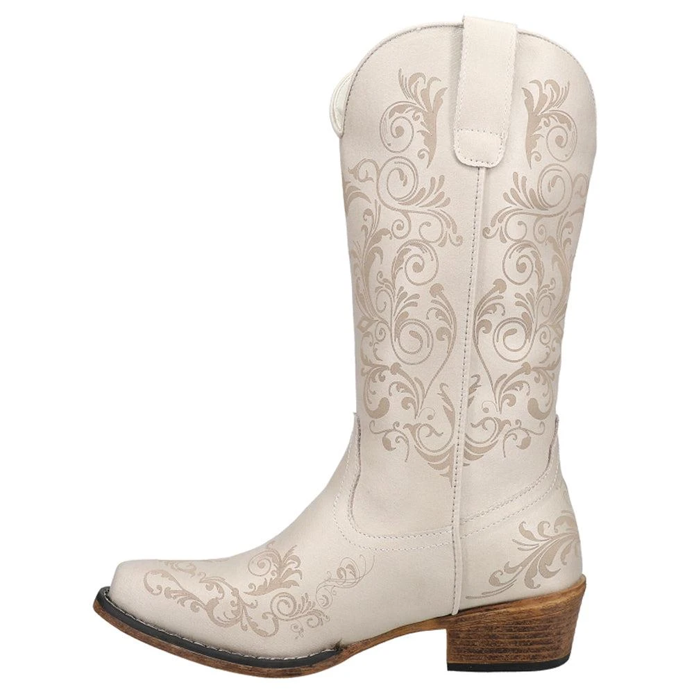 Roper Tall Stuff Embroidery Snip Toe Cowboy Boots 3