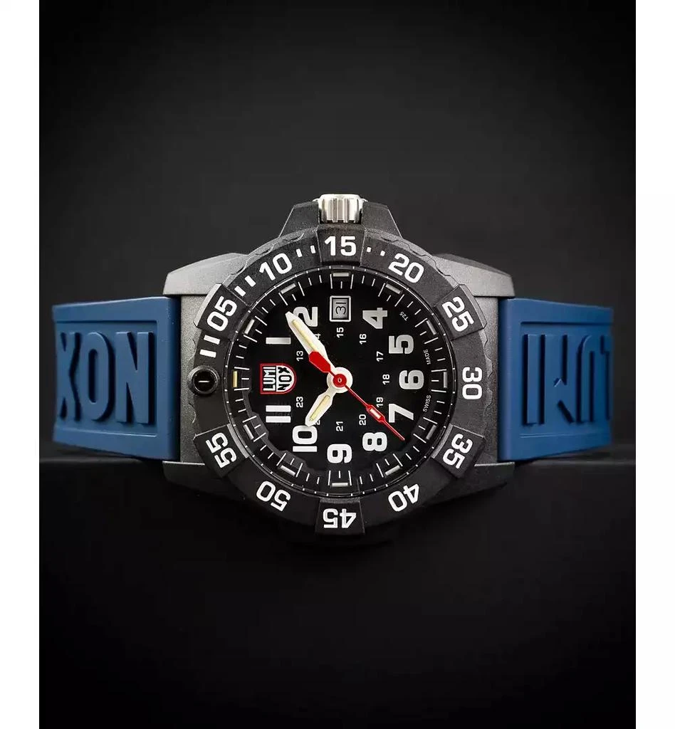Luminox Interchangeable Blue Rubber Watch Strap 1