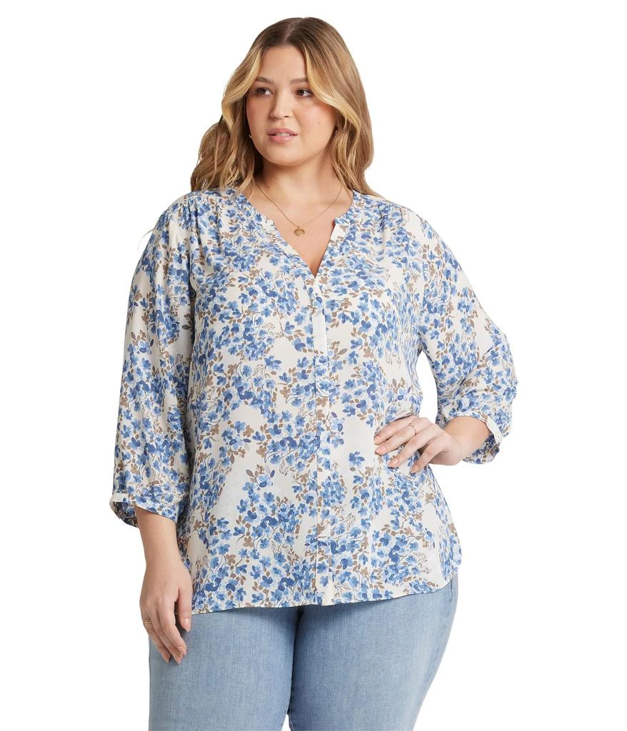 NYDJ Pintuck Blouse 1