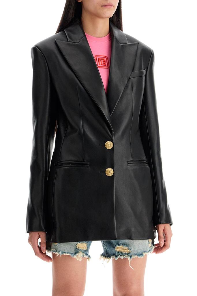 Balmain Balmain Leather Blazer Jacket