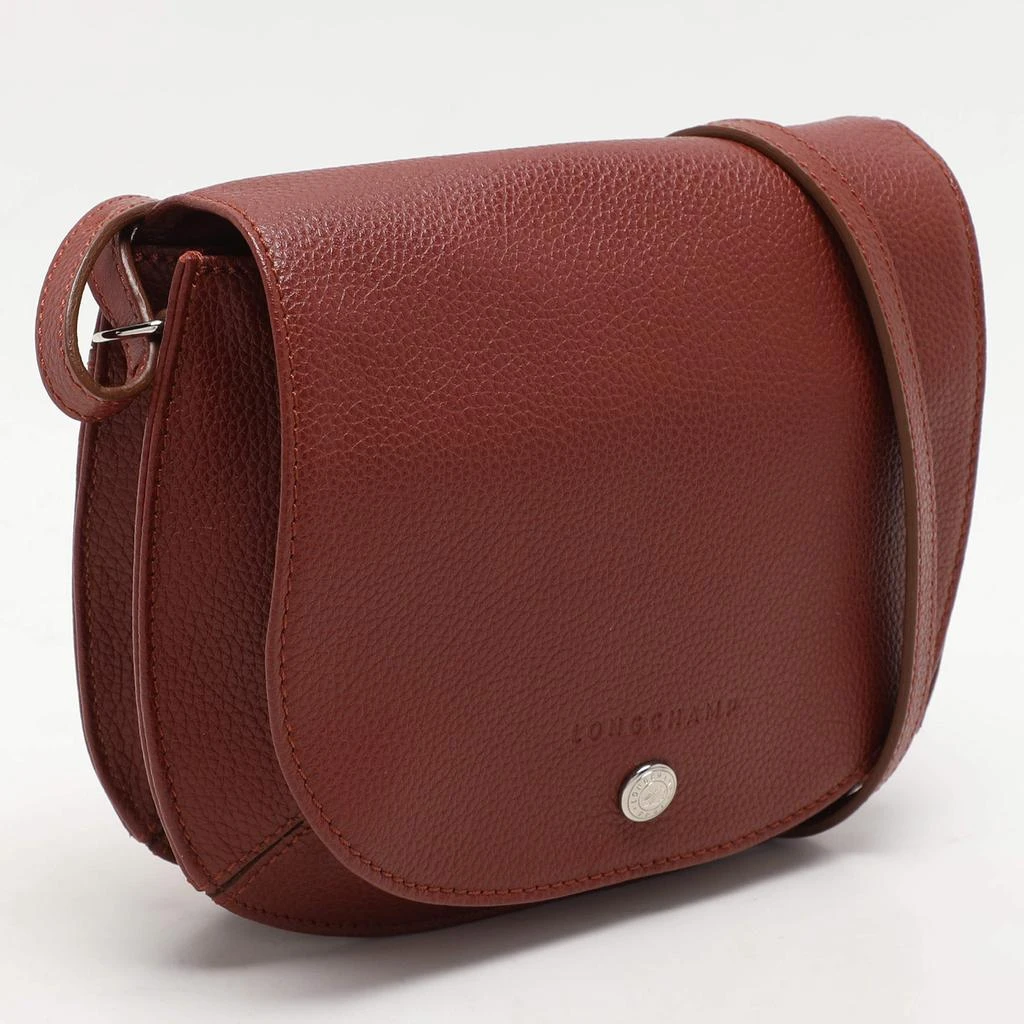 Longchamp Longchamp Maroon Leather Le Foulonne Crossbody Flap Bag 3