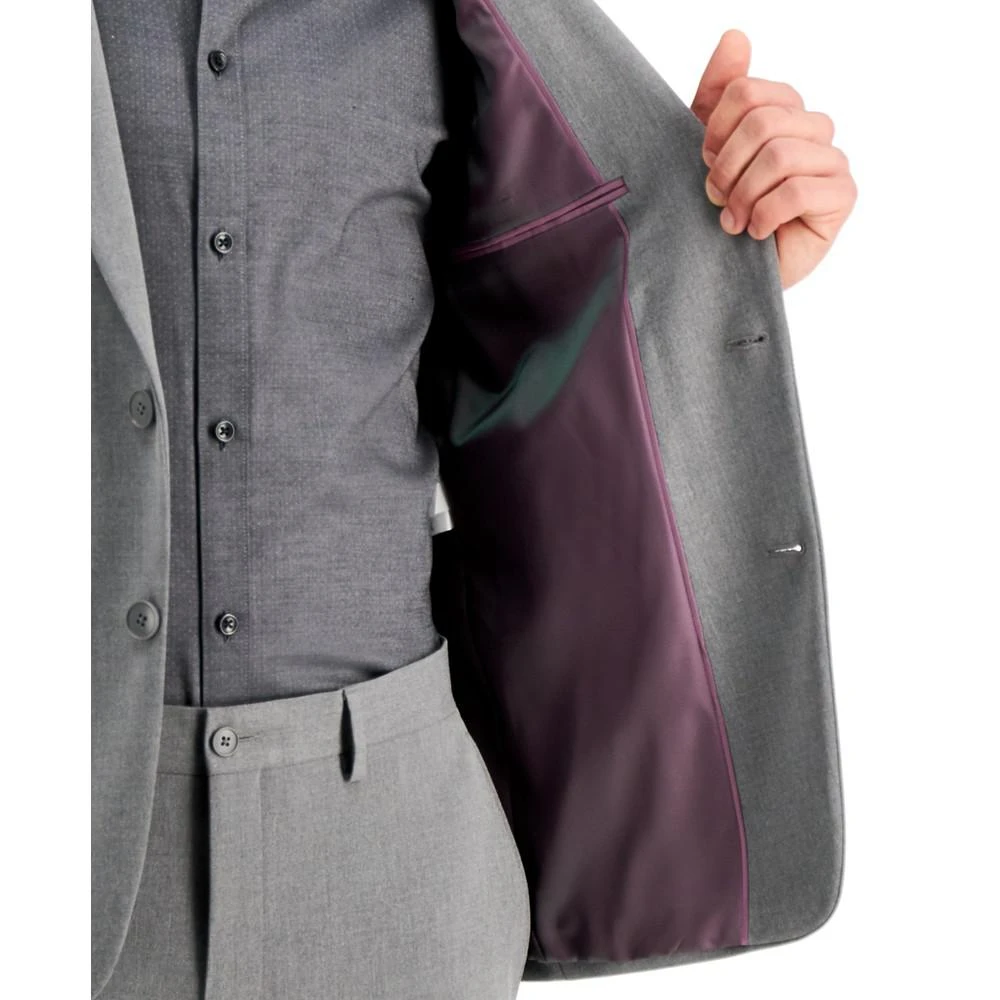 INC International Men's Slim-Fit Gray Solid Suit Jacket, Created for Macy's 5