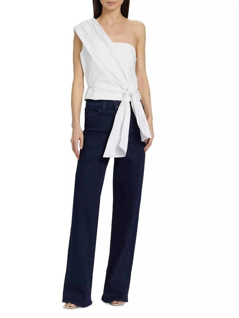 Hevron Dani Draped One-Shoulder Top 2