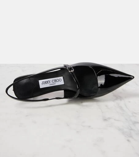 Jimmy Choo Didi 45 patent leather slingback pumps 5