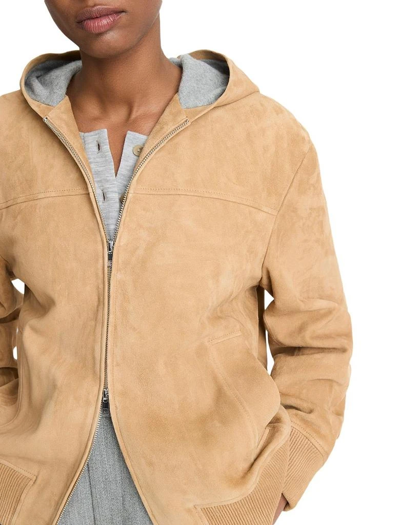 Vince Hooded Suede Jacket 5