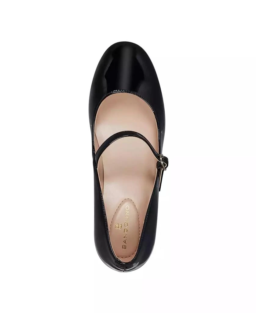 Bandolino Women's Cariann Round Toe Block Heel Mary-Jane Pumps 4