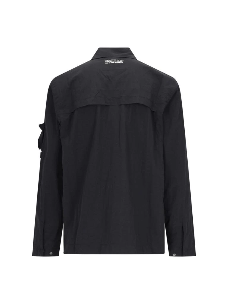 Billionaire Boys Club Billionaire Boys Club Logo Printed Zip-Up Overshirt 2