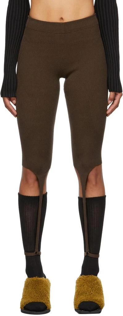 Jacquemus Brown 'Le Collant Alba' Leggings 1