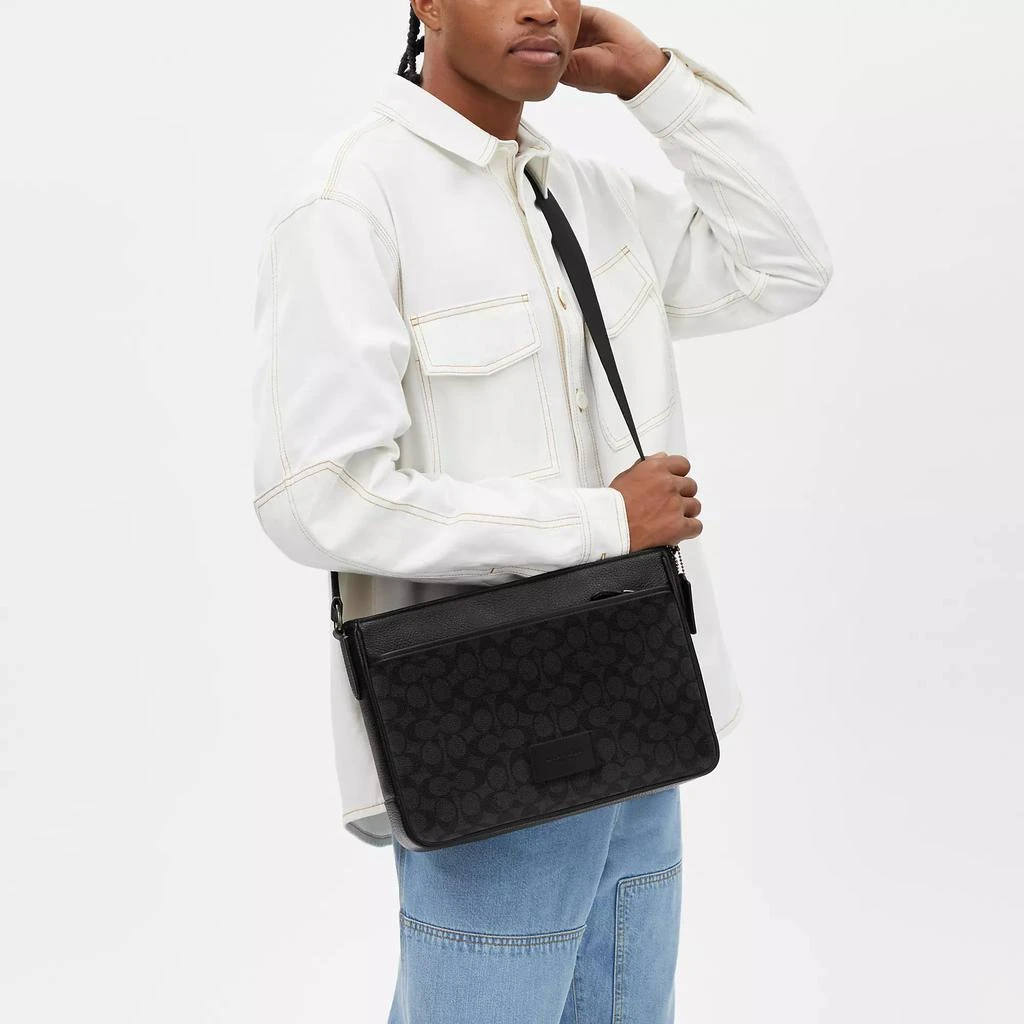 Coach District Crossbody Bag In Signature Canvas 2