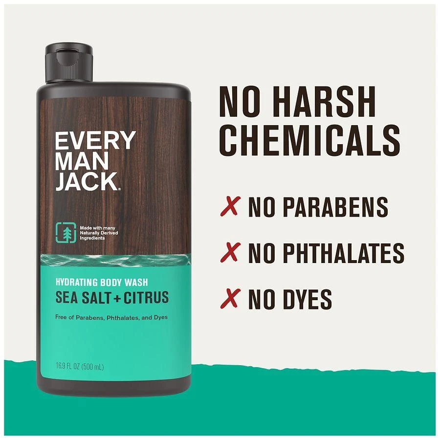Every Man Jack Body Wash Sea Salt + Citrus 3