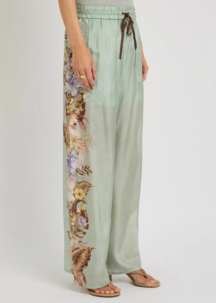 Zimmermann Coco floral-printed silk trousers 2