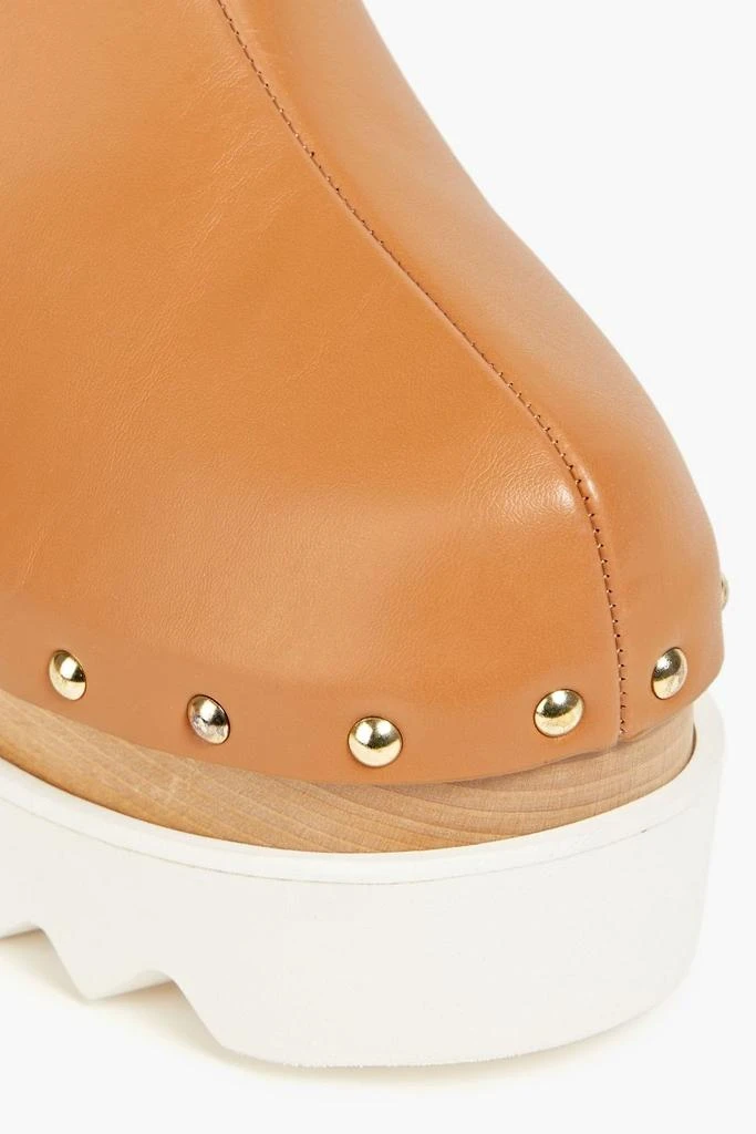 Stella McCartney Elyse faux leather slingback clogs 4