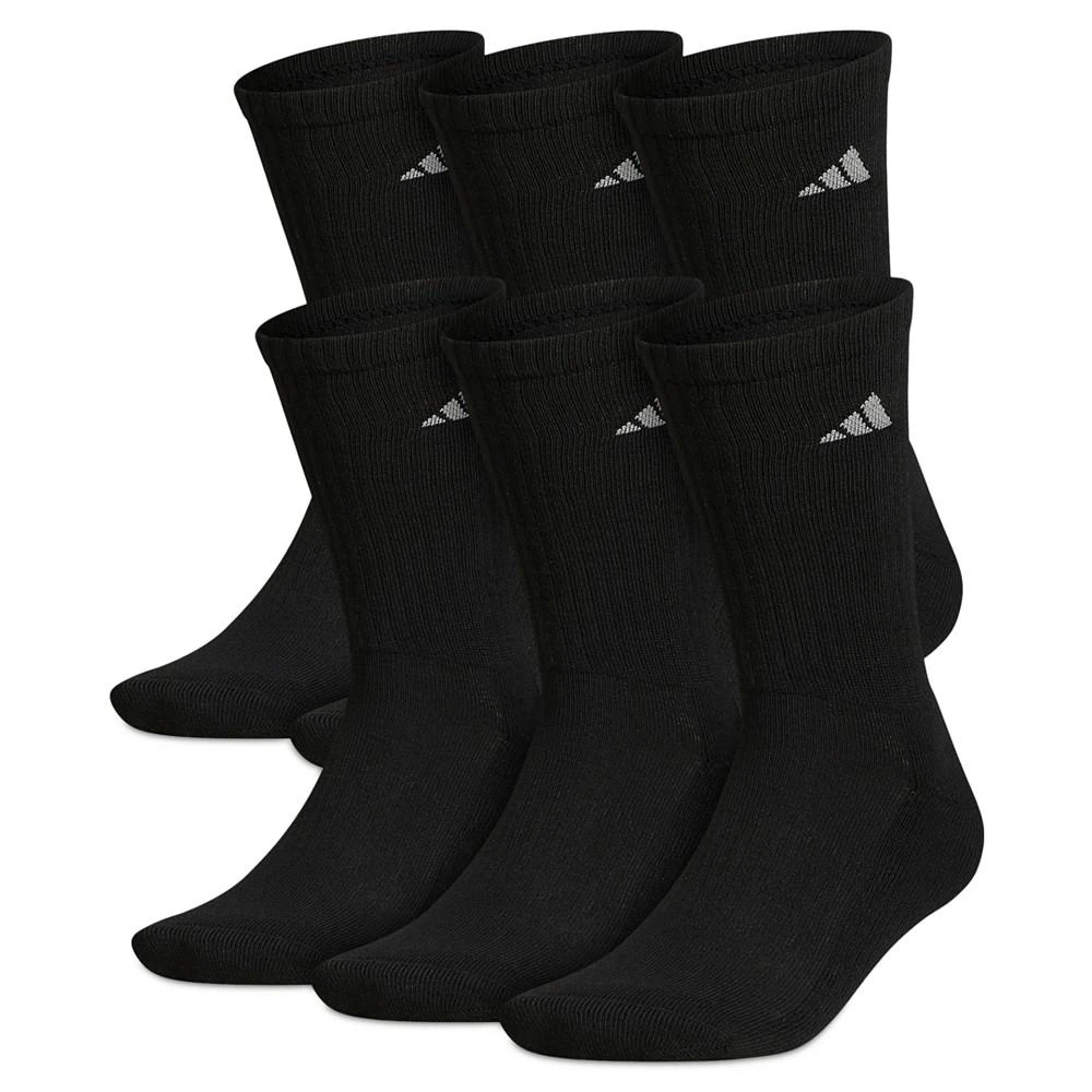 adidas Men's Cushioned Athletic 6-Pack Crew Socks 8