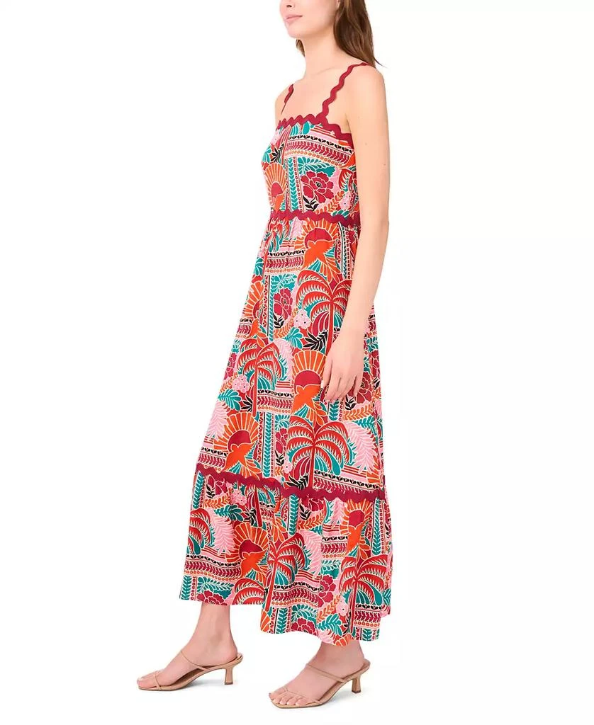 MSK Women's Sleeveless Square-Neck Maxi Dress 4