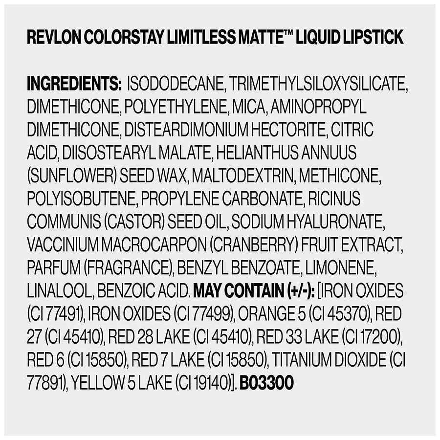 Revlon Limitless Matte Liquid Lipstick 4