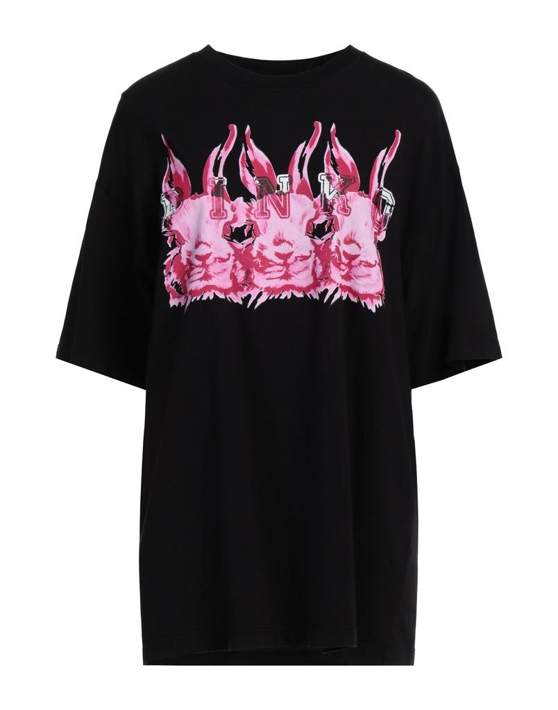 Tシャツ・カットソー PINKO Mark cotton blend t-shirt with combined top Nero PINKO Mark cotton blend t-shirt with combined top - T-Shirts
