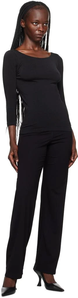 Wolford Black Cordoba Long Sleeve T-Shirt 4