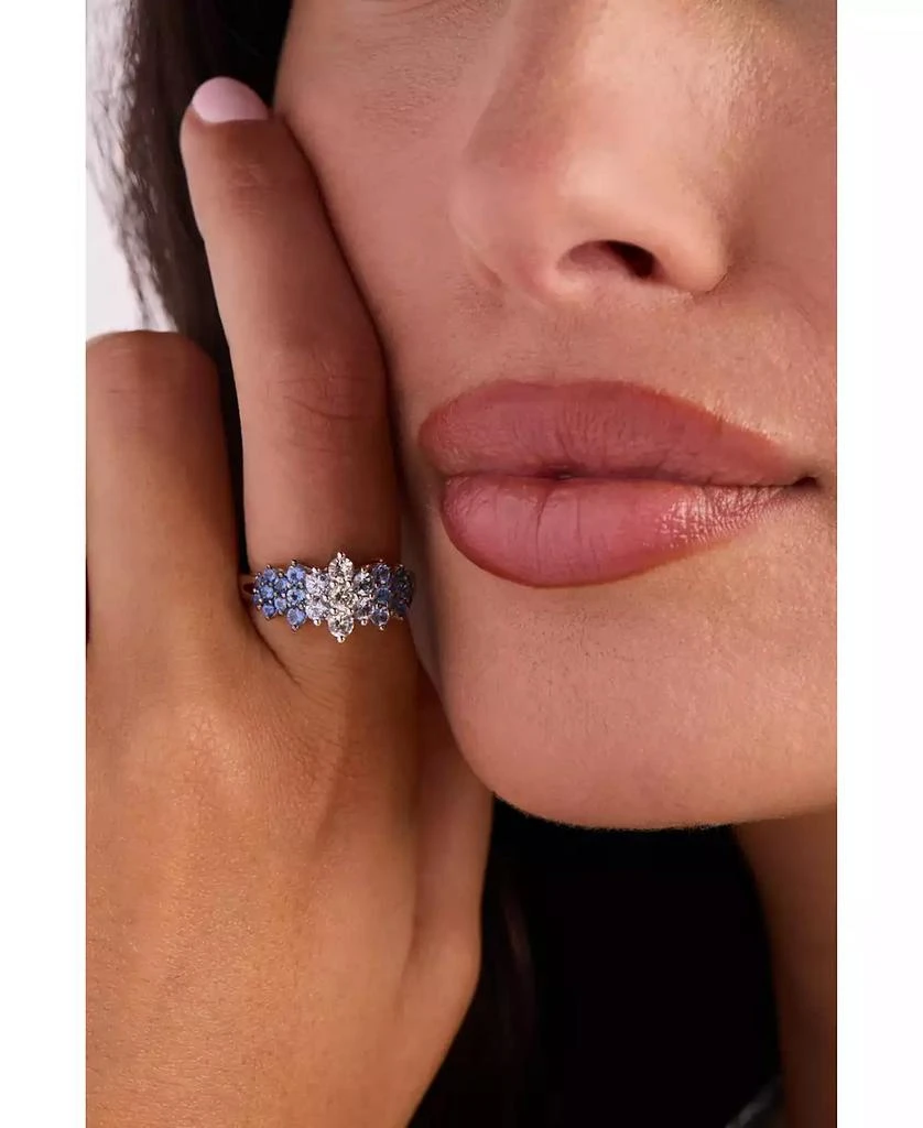 Le Vian Blue Ombré Sapphire (1 ct. t.w.)
White Sapphire (1/3 ct. t.w.) Cluster Ring in 14k White Gold 5