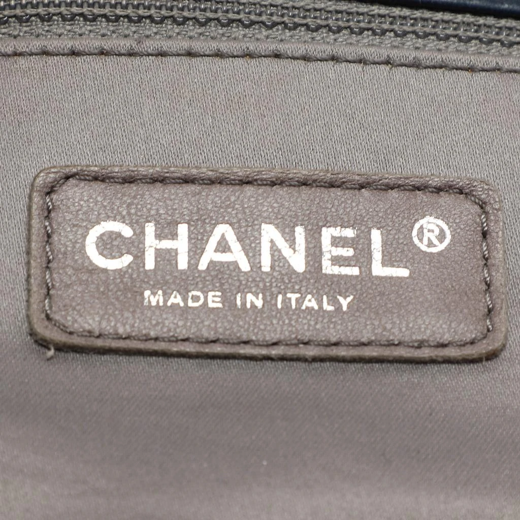 Chanel Chanel Navy Blue Quilted Leather Divine Flap Bag 10