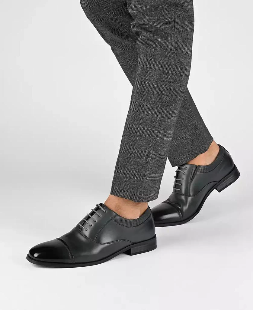 Vance Co. Men's Bradley Wide Tru Comfort Foam Lace-Up Cap Toe Oxford Dress Shoe 3