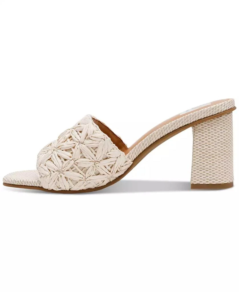 DV Dolce Vita Women's Honey Raffia Block-Heel Dress Sandals 8