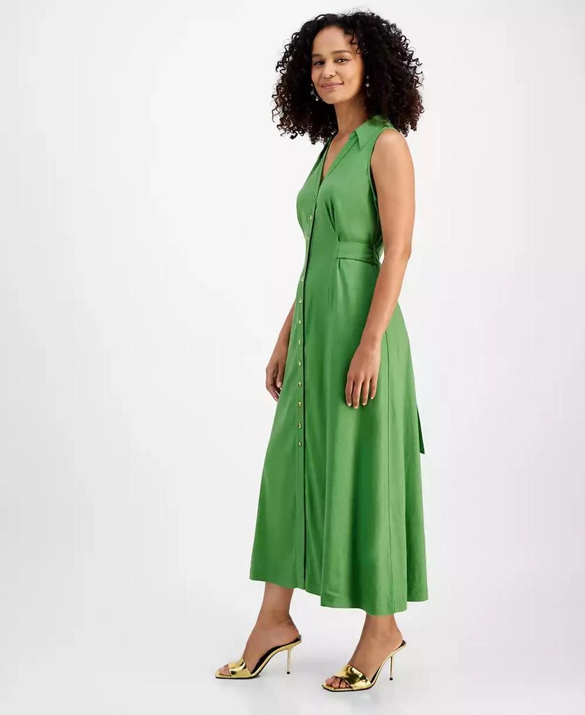 INC International Women's Sleeveless Shirtdress, Created for Macy's 2