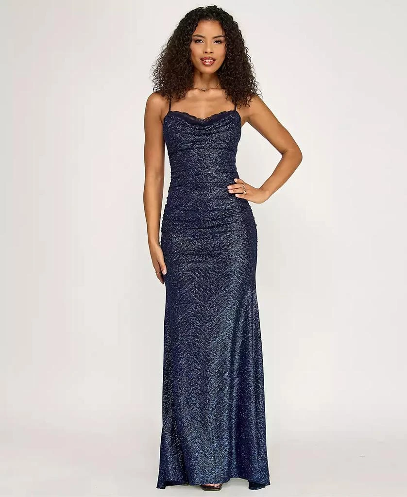 women long sleeve homecoming dresses Long Sleeve Short Sequin Sylvia Hoco Dress main image 1