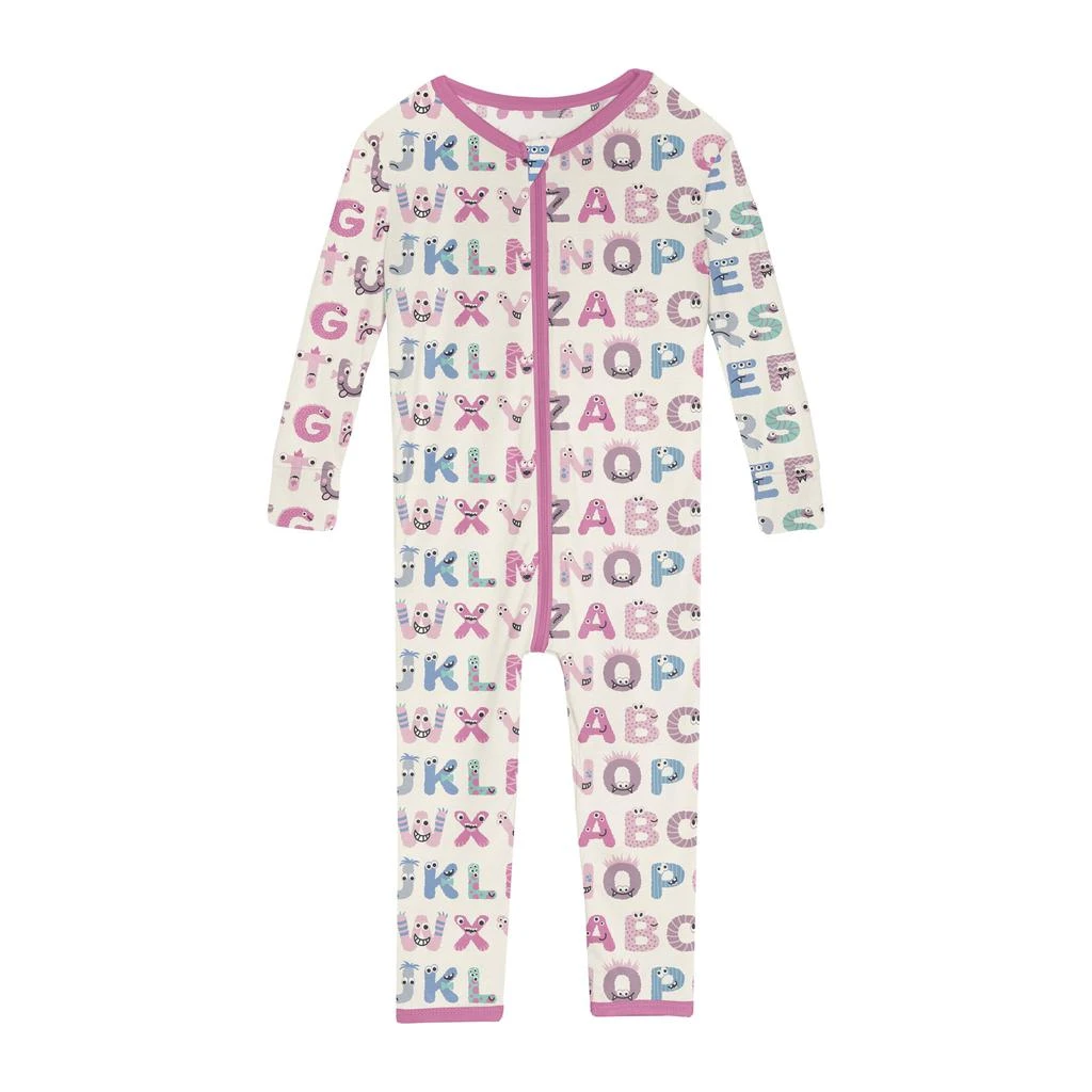 KicKee Pants Print Convertible Sleeper with Zipper (Infant) 1