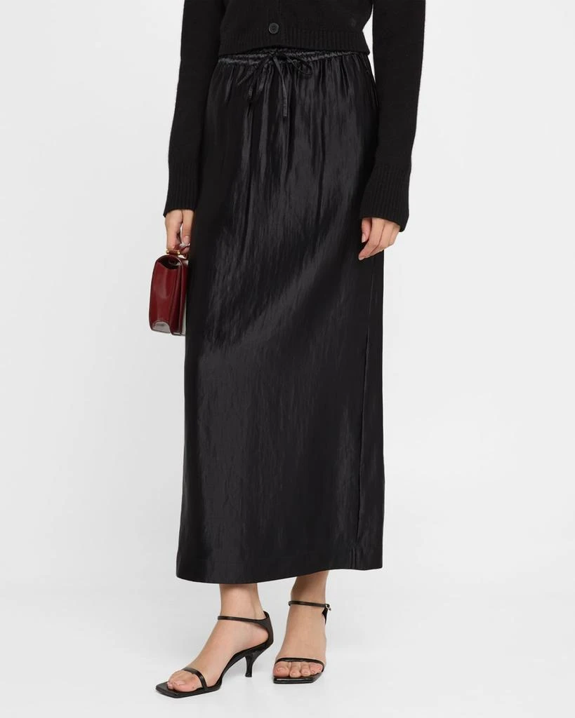 Loulou Studio Liam Elastic Waistband Long Skirt 4