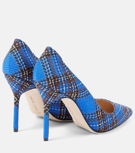 Manolo Blahnik BB 105 tartan pumps 2