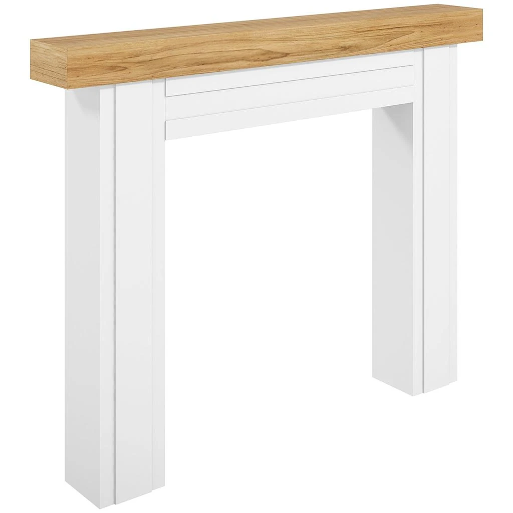 Hivvago Large Modern Fireplace Mantel Stand for Electric Fireplaces