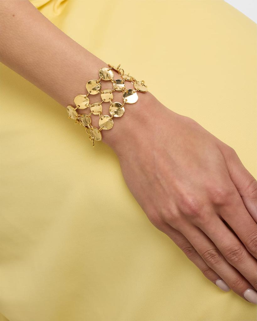 Devon Leigh Multi-Circle Gold-Plated Bracelet