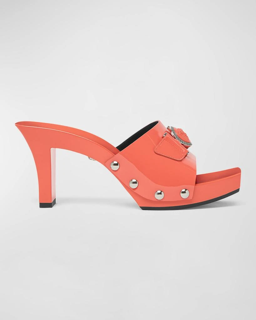 Versace Medusa Leather Mule Sandals 1