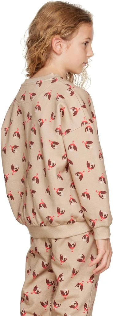 Daily Brat Kids Brown Quirky Dog Sweatshirt 3