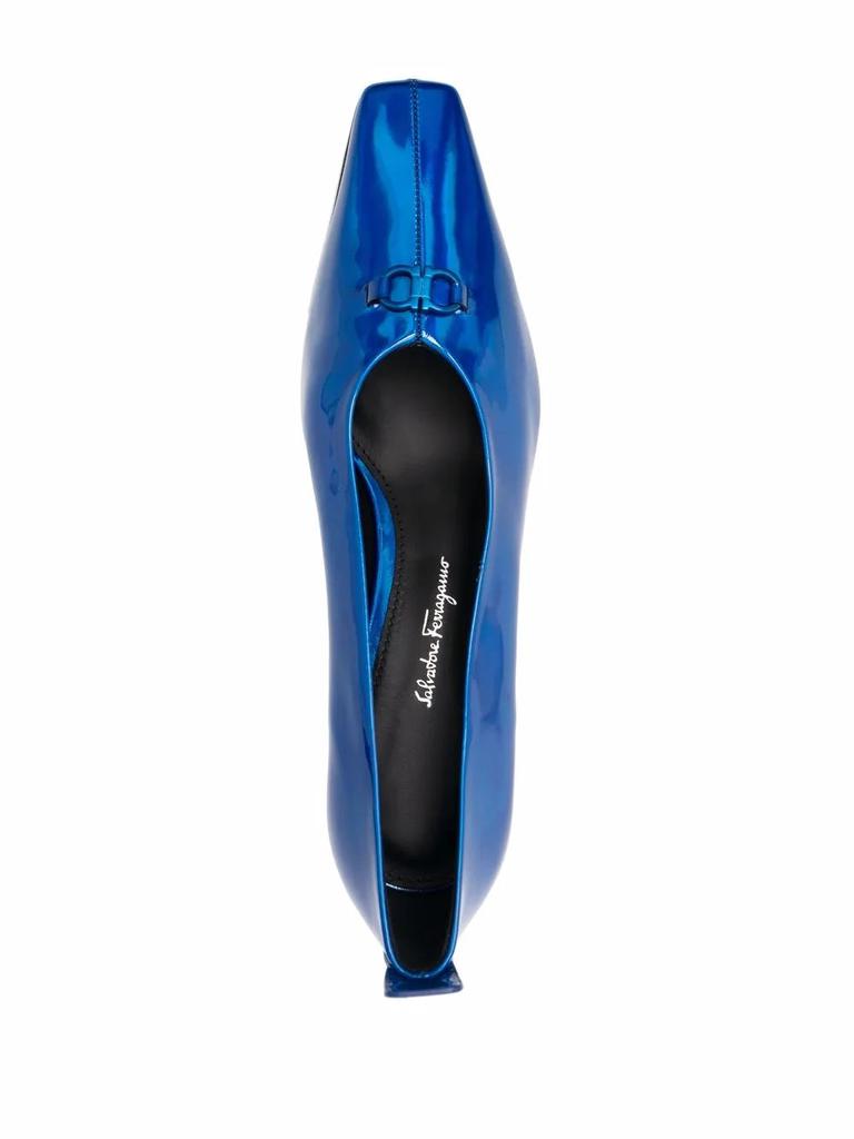 Salvatore Ferragamo Ferragamo F Heel Leather Pumps 01C446747882