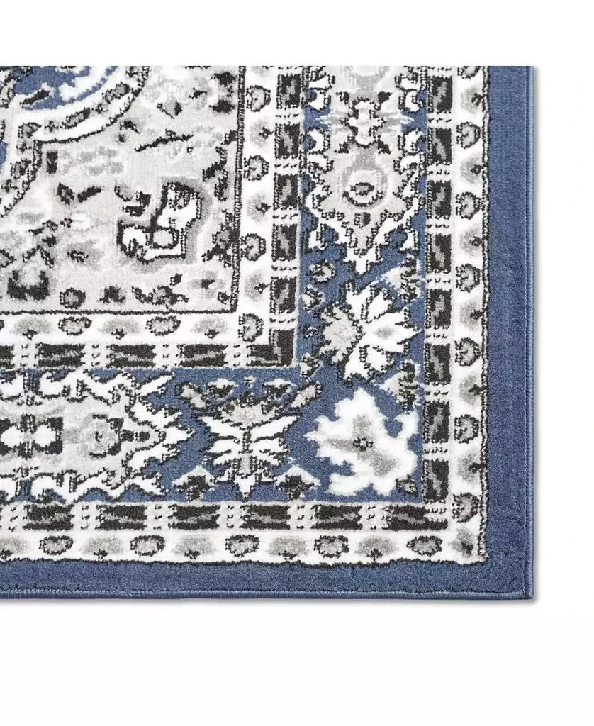 Global Rug Designs Global Rug Design Loma LOM01 Dark Blue 5'2" x 7'4" Area Rug 3
