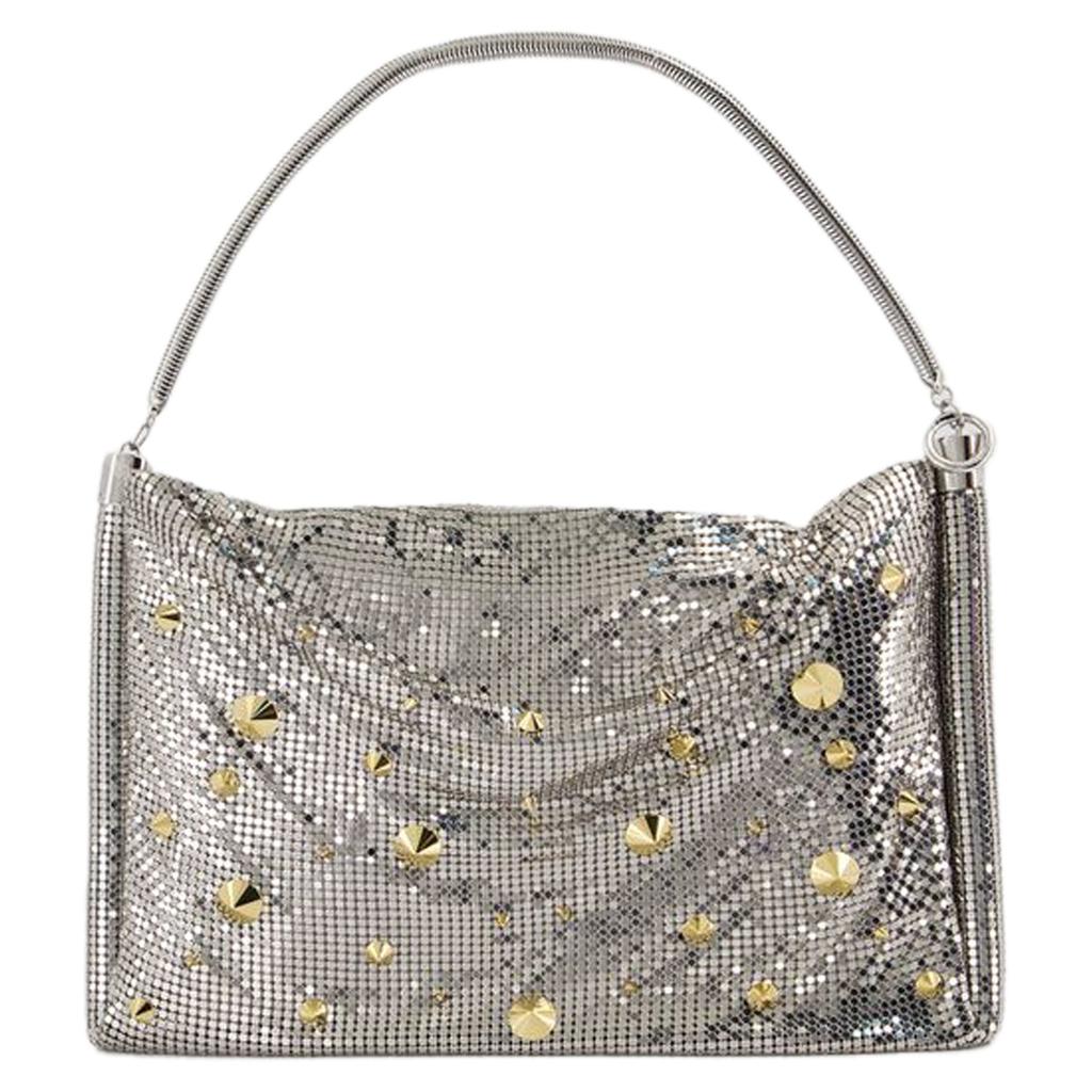 【関税込み】Purse - Rabanne - l - Silver Paco Rabanne Purse - Rabanne - Metal - Silver - Tote Bags