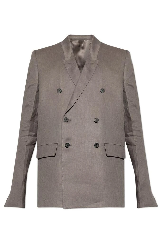 Rick Owens Rick Owens Double Breasted Tailored Blazer from Cettire