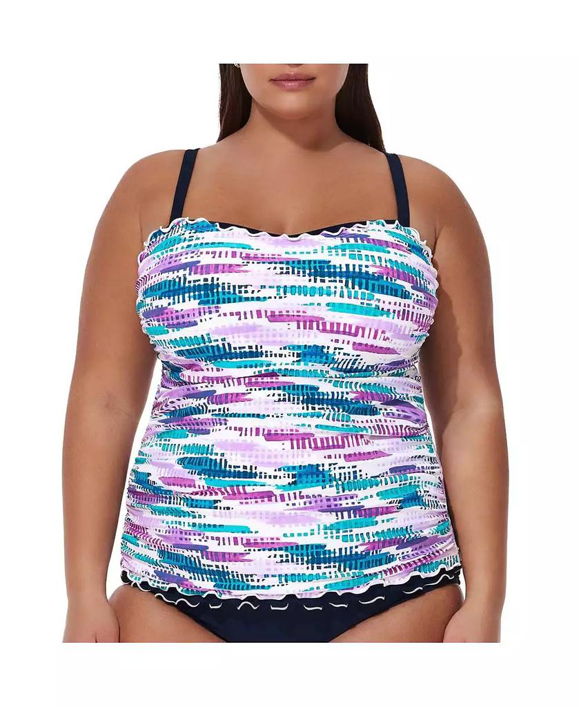 Profile by Gottex Women
s Canva Shirred Underwire Tankini Top