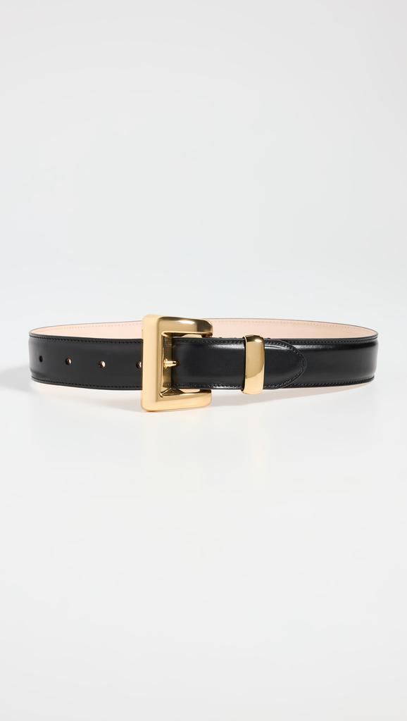 by FAR Marco Black Leather Belt