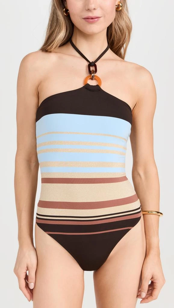 Ramy Brook Striped May One Piece 1