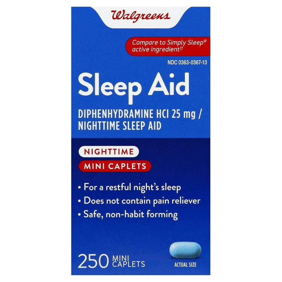 Walgreens Sleep Aid Mini Caplets