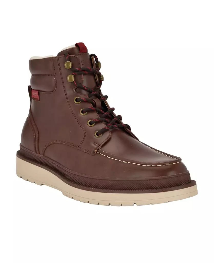 GUESS Men's Chesley Lace Up Casual Hybrid Boots 1