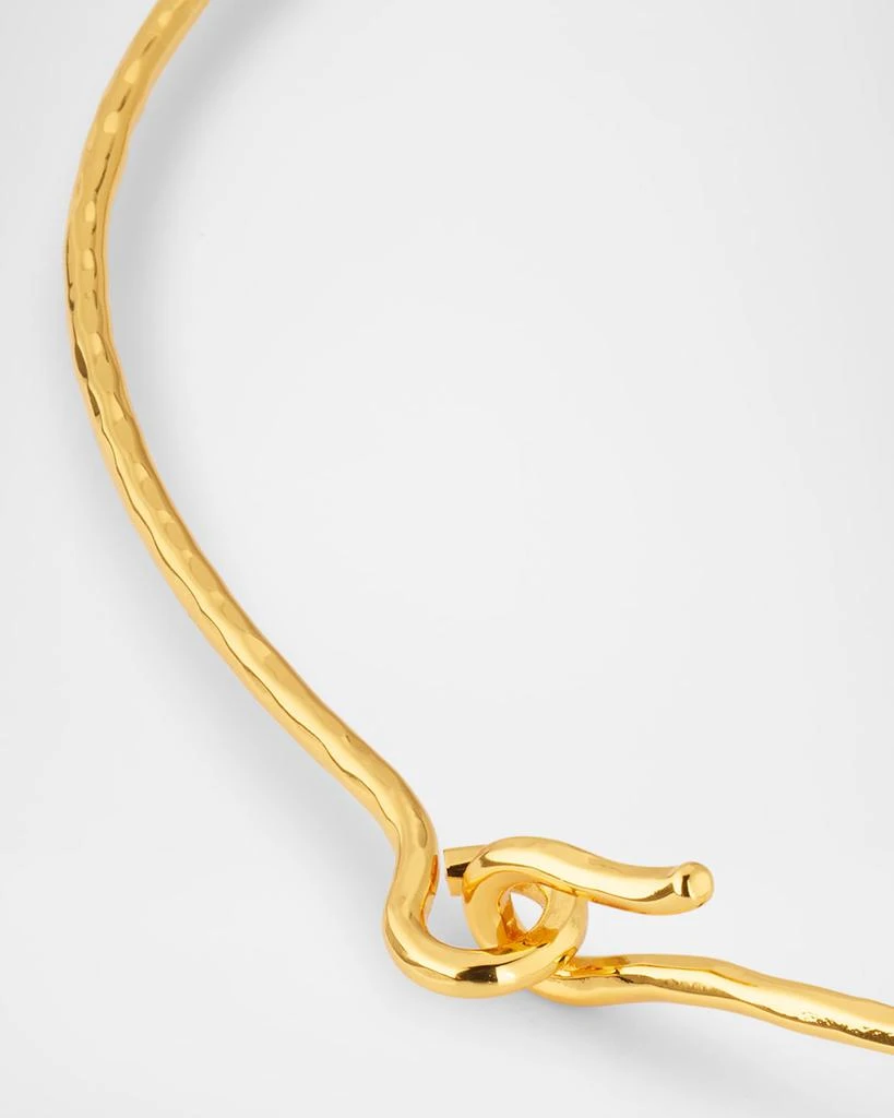 NEST Jewelry Carved Turquoise Collar Pendant Necklace 4