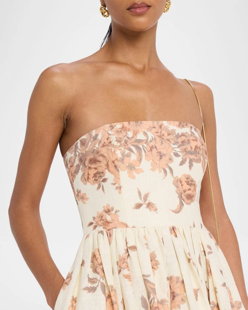 Cara Cara Anisha Strapless Linen Bubble Dress 5