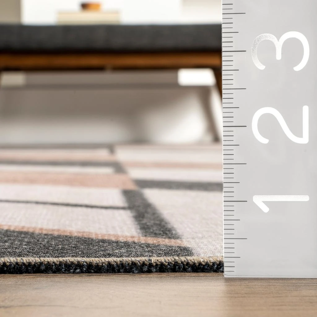 nuLOOM Rita Chevron Machine Washable Area Rug 5